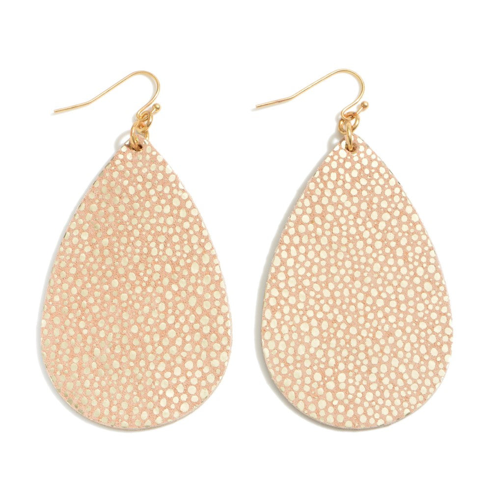 
                  
                    Frankie Animal Print Teardrop Earrings.
                  
                