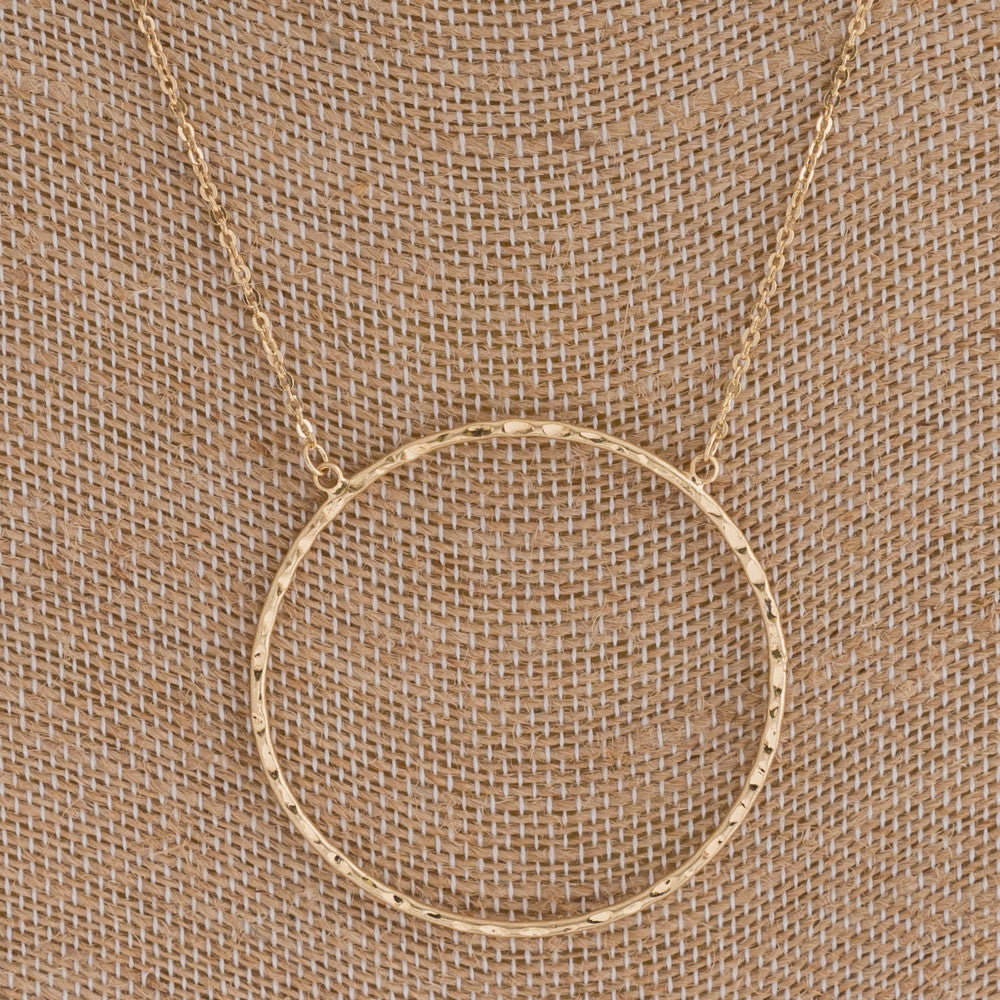 
                  
                    Divine Open Circle Pendant Necklace
                  
                